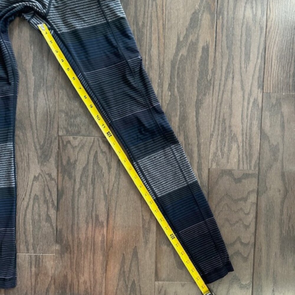 Lululemon Striped Full Length Leggings Size 4 - Picture 7 of 16
